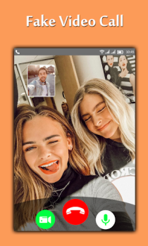 Baixar Fake Video Call Girlfriend Call Entretenimento para Android captura de tela 2