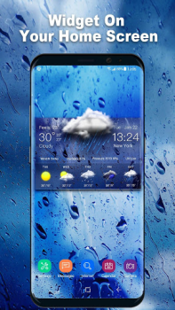 Baixar Widget de previsão do tempo Clima para Android captura de tela 2