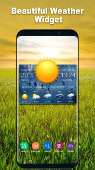 Baixar Widget de previsão do tempo Clima para Android captura de tela 3