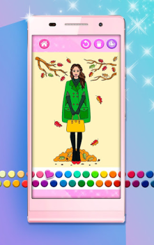 Baixar Раскраски для девочек Casual para Android captura de tela 3