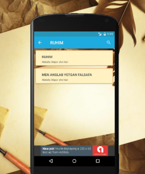 Baixar Abdulla Oripov she'rlari Livros e Referências para Android captura de tela 3