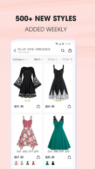 Baixar ROSEGAL-1/2 vintage+1/2 gothic Compras para Android captura de tela 5