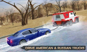 Baixar Extreme Offroad Mud Truck Simulator 6x6 Spin Tires Simuladores para Android captura de tela 3