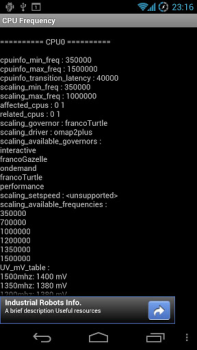 Baixar CPU Frequency Ferramentas para Android captura de tela 2