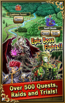 Baixar Brave Frontier Jogos de papéis para Android captura de tela 5