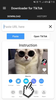Baixar Downloader for TikTok Ferramentas para Android captura de tela 2