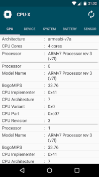 Baixar CPU-X Ferramentas para Android captura de tela 2