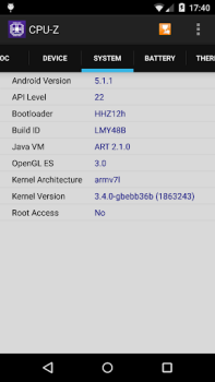 Baixar CPU-Z Ferramentas para Android captura de tela 3