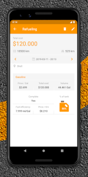 Baixar Drivvo: Controle de veículo Carros e transporte para Android captura de tela 7