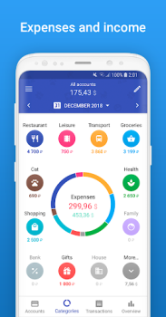 Baixar 1Money: despesas, orçamentos Finanças para Android captura de tela 2