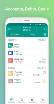 Baixar 1Money: despesas, orçamentos Finanças para Android captura de tela 5