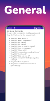 Baixar Commands For Siri Livros e Referências para Android captura de tela 3