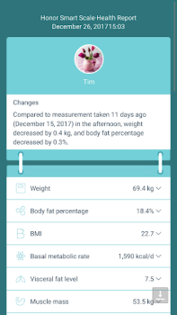 Baixar Honor Smart Scale Saúde e Bem-estar para Android captura de tela 3