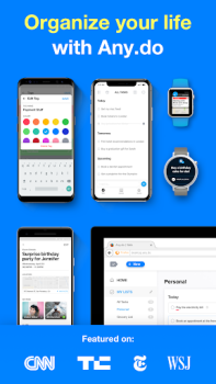 Baixar Any.do - Tarefas + Calendário Emprego para Android captura de tela 3