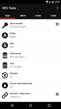 Baixar NFC Tools Ferramentas para Android captura de tela 3