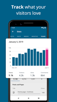 Baixar WordPress – Criador de sites Emprego para Android captura de tela 4