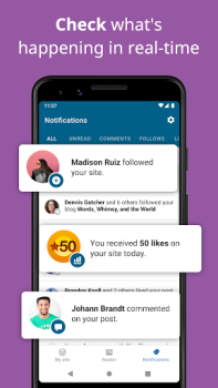 Baixar WordPress – Criador de sites Emprego para Android captura de tela 5