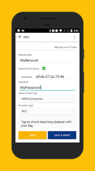 Baixar NFC TagWriter by NXP Emprego para Android captura de tela 4