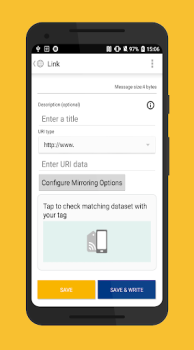 Baixar NFC TagWriter by NXP Emprego para Android captura de tela 6