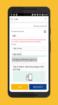 Baixar NFC TagWriter by NXP Emprego para Android captura de tela 7