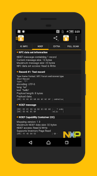 Baixar NFC TagInfo by NXP Ferramentas para Android captura de tela 5
