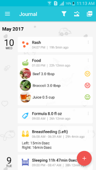 Baixar Rainbow - Journal & Activities Maternidade e infância para Android captura de tela 2