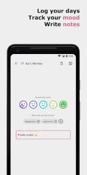 Baixar Pixels Journal Estilo de vida para Android captura de tela 2