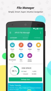Baixar Gerenciador de arquivos APUS G Ferramentas para Android captura de tela 2