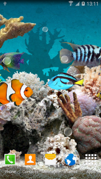 Baixar Coral Fish 3D Live Wallpaper Personalização para Android captura de tela 2