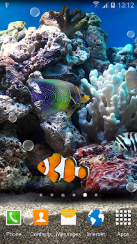 Baixar Coral Fish 3D Live Wallpaper Personalização para Android captura de tela 3