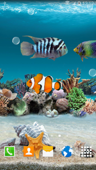Baixar Coral Fish 3D Live Wallpaper Personalização para Android captura de tela 4