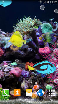 Baixar Coral Fish 3D Live Wallpaper Personalização para Android captura de tela 5
