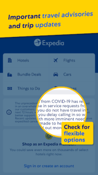Baixar Expedia: Hotels, Flights & Car Viagens para Android captura de tela 3