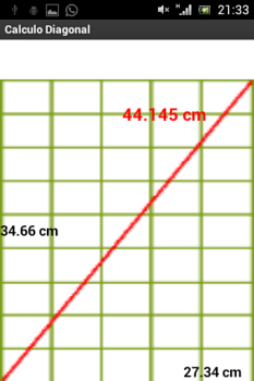 Baixar Calculadora Diagonal Educação para Android captura de tela 3