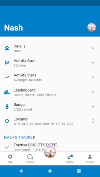 Baixar Tractive GPS Localizador Estilo de vida para Android captura de tela 5