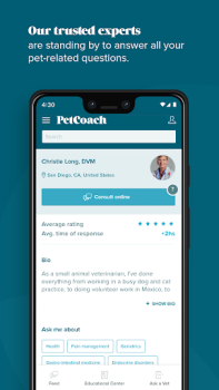 Baixar PetCoach Ask a vet online 24/7 Medicamento para Android captura de tela 2