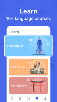 Baixar HelloTalk aprender idiomas Educação para Android captura de tela 5