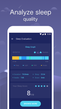 Baixar Sleep Monitor: Sleep Tracker Saúde e Bem-estar para Android captura de tela 4