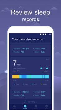 Baixar Sleep Monitor: Sleep Tracker Saúde e Bem-estar para Android captura de tela 6