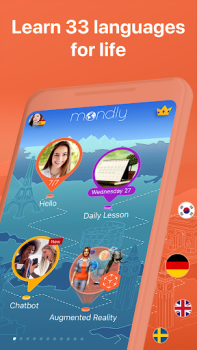 Baixar Aprenda idiomas - Mondly Educação para Android captura de tela 2