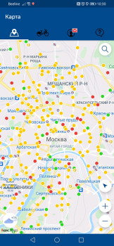 Baixar Московский велопрокат Велобайк Carros e transporte para Android captura de tela 3