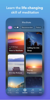 Baixar Calm - medite, durma e relaxe Saúde e Bem-estar para Android captura de tela 3