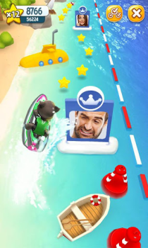 Baixar Аквабайк Говорящего Тома Casual para Android captura de tela 4