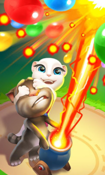 Baixar Говорящий Том: бабл-шутер Casual para Android captura de tela 2