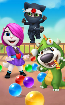 Baixar Говорящий Том: бабл-шутер Casual para Android captura de tela 6