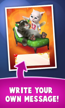 Baixar Cartas de amor do Talking Tom Entretenimento para Android captura de tela 4