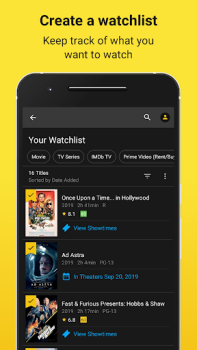 Baixar IMDb Cinema & TV Entretenimento para Android captura de tela 5