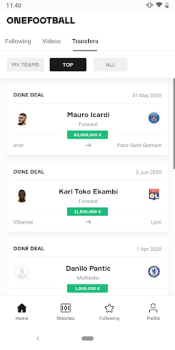 Baixar OneFootball - Soccer Scores Esporte para Android captura de tela 6
