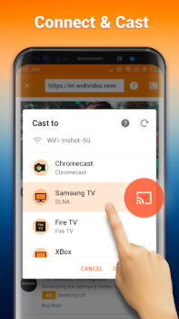 Baixar Web Video Cast: Chromecast/TV Editores e Reprodutores de Vídeo para Android captura de tela 3