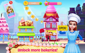 Baixar Meu Império de Padaria Jogos de papéis para Android captura de tela 5